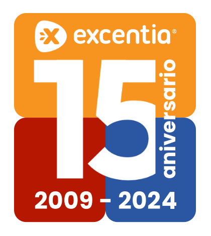 Logo 15 aniversario excentia